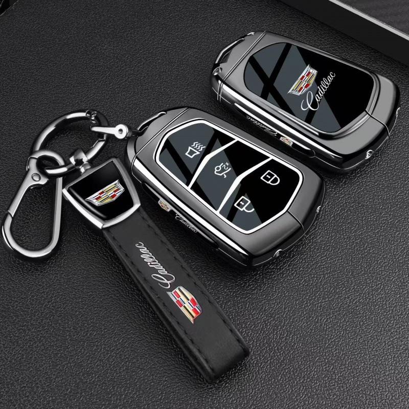 Cadillac Key Case: Compatible with XT5, CT4, CT5, GT4, XT4, IQ, CT6, and XT6 Models.