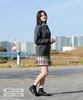 Konomi School Cardigan Solid Wool School Sweater for High School and Junior High School Lightweight Knit [3 Colors] Girls' Fall/Winter Students,