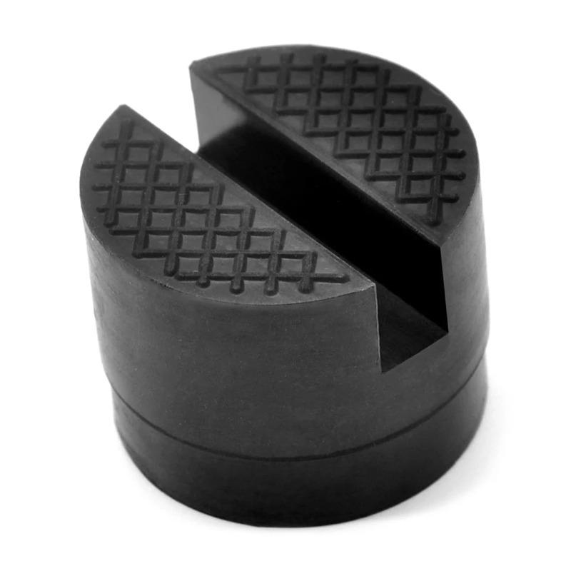 Durable Car Jack Rubber Pad Slotted Rail Hydraulic Slotted Jack Stand Pad Wear Resistant Floor Socket Car Lift Repair Tool