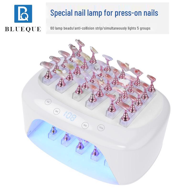 60W High-Power UV Nail Curing Lamp with Quick-Dry Phototherapy and Wearable Design