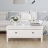 Day and Night - Day and Night Solid White Pine Wood Coffee Table 100x50x40 Cm
