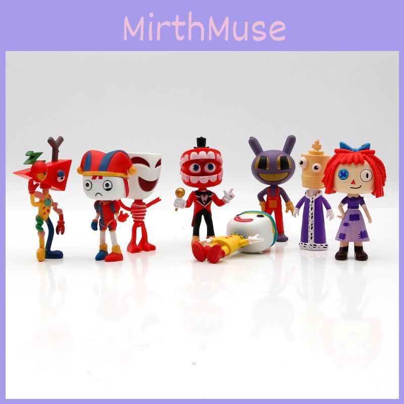 The Amazing 8pcs Digital Circus Action Figure Model Toy Decoration Kids Gifts