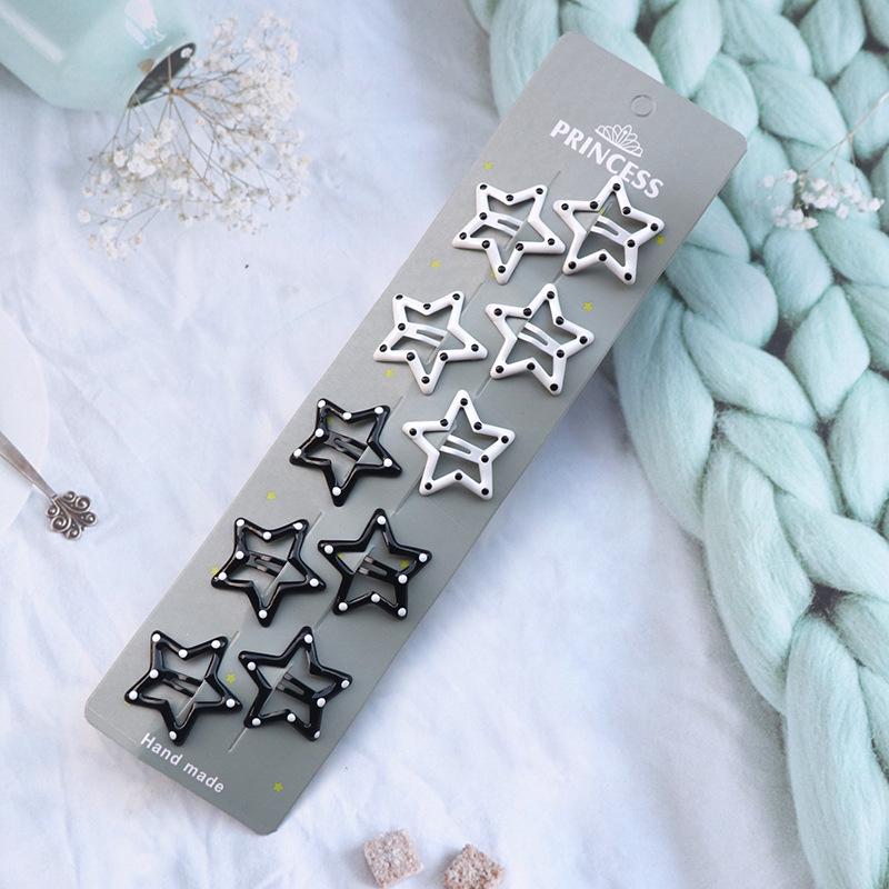 European and American Coffee Color Metal Bobby Pins Hair Clips Set