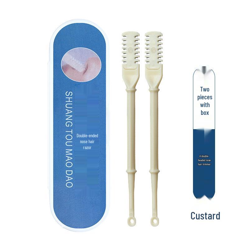 Unisex Double-Head Anti-Scratch Nose Hair Trimmer Set