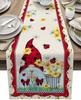 Spring Gnome Ladybird Flowers Linen Table Runner Dresser Scarves Table Decor Farmhouse Kitchen Dining Table Runner Party Decor