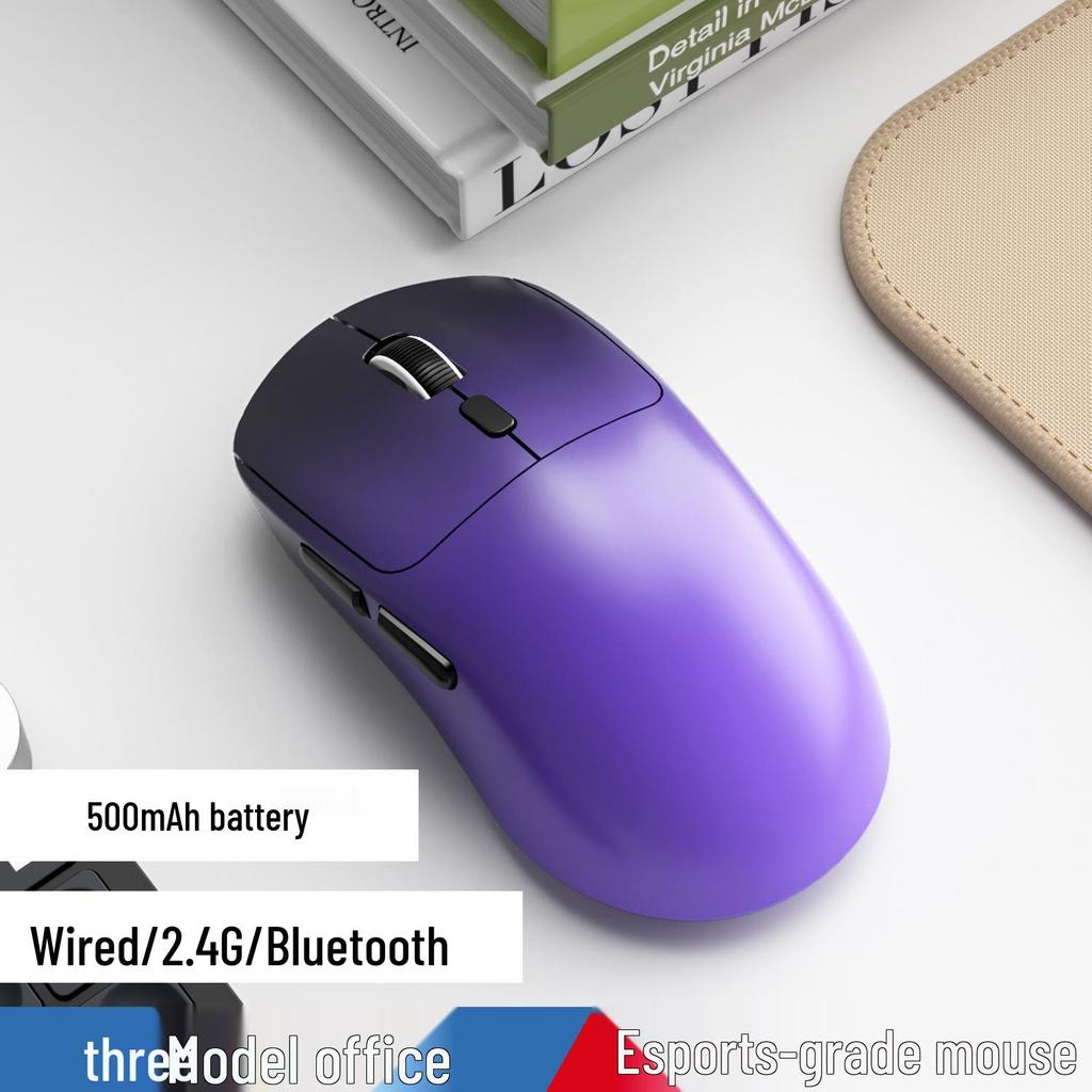 Mouse da Gioco Wireless Bluetooth Silenzioso a Tre Modalità - Multicolore e Leggero