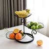 Lotus Leaf Shape Fruit Bowls Stand Vintage Table Countertop Holder  Vegetables Storage