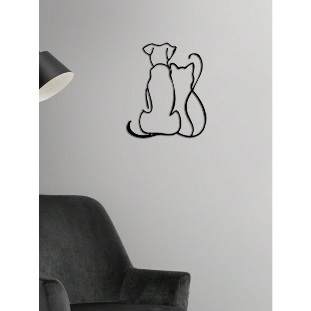 Metall-Tier-Silhouette Wandkunst Handgefertigt Haus Garten Dekoration Geschenk