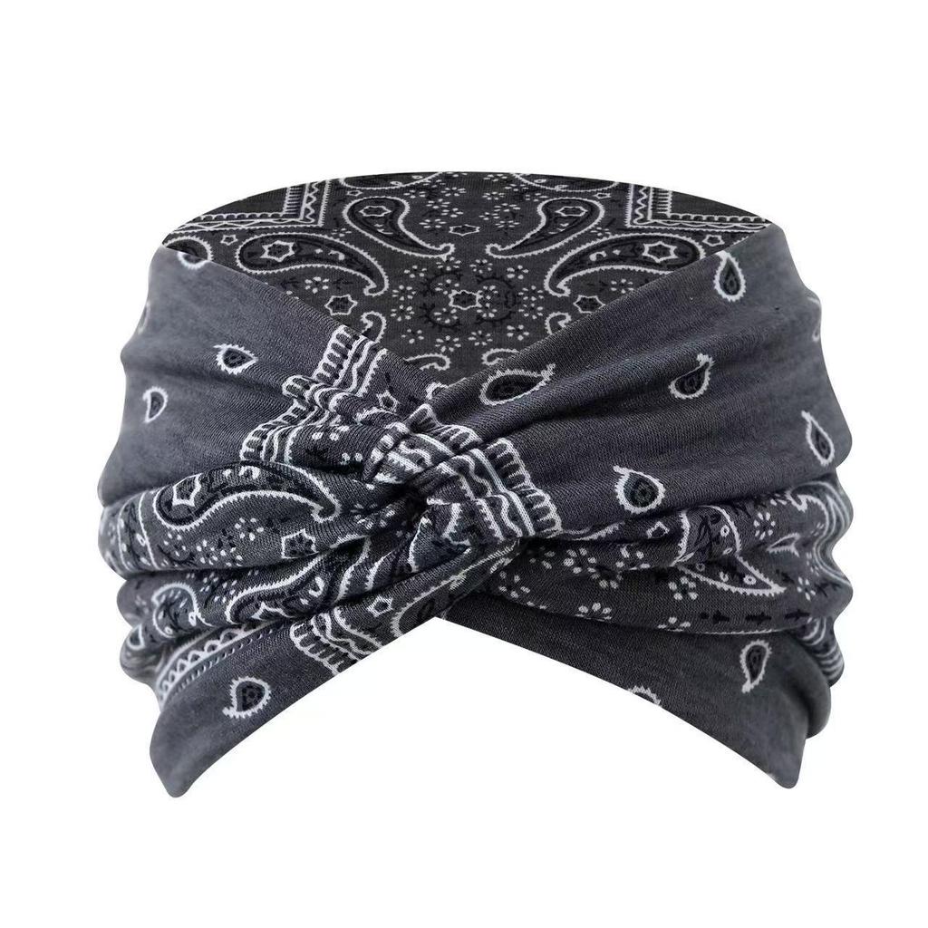 European & American Bohemian Print Sports Headband Hair Accessory