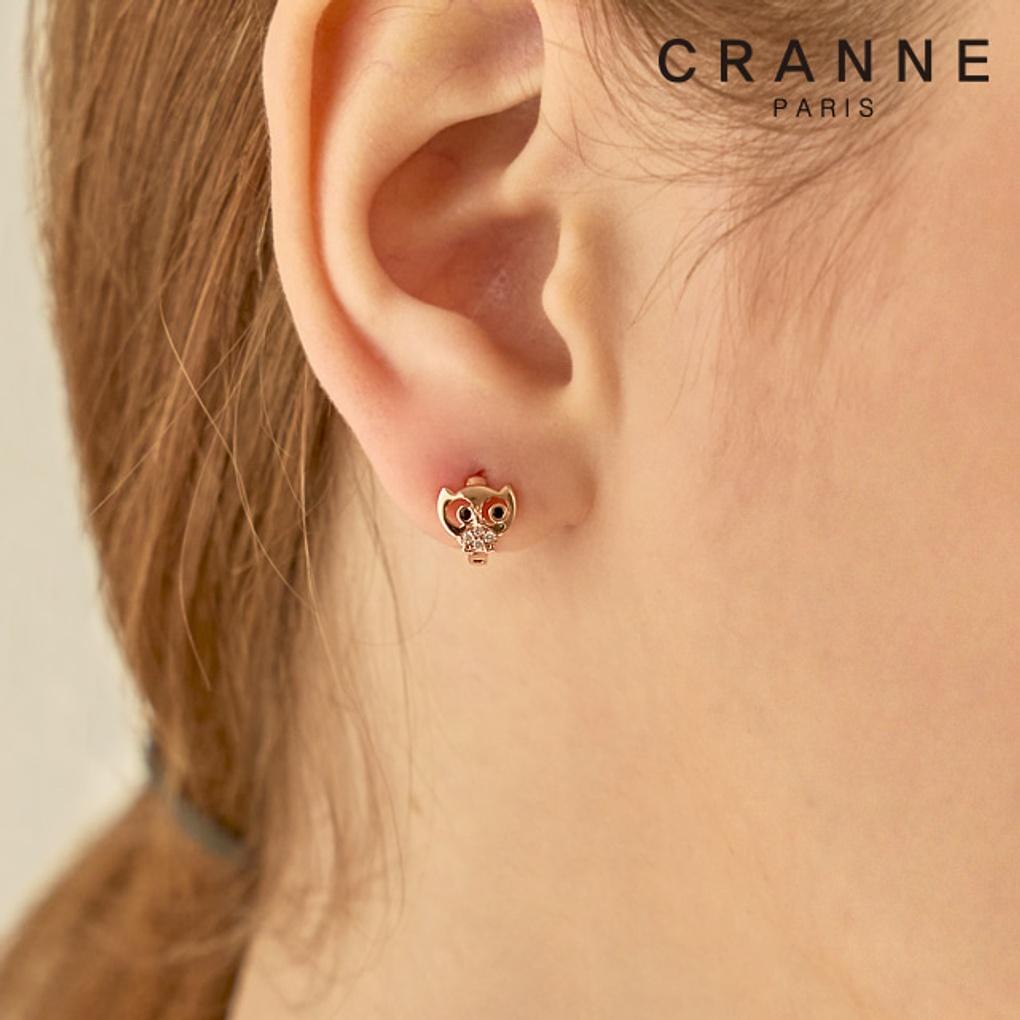 14K Mini Owl Earrings (Gold Filled) C24EGF147