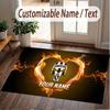 Tappeto Personalizzato Modello Juventus FC Stampa Nome Testo Morbido Antiscivolo Tappeto per Pavimento per Decorazione Interna Casa