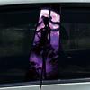 1/2pcs Anime Lovely Girl Car Stickers DIY Car B-pillar Cover Scratches Waterproof Durable Decoration Auto PET Decals