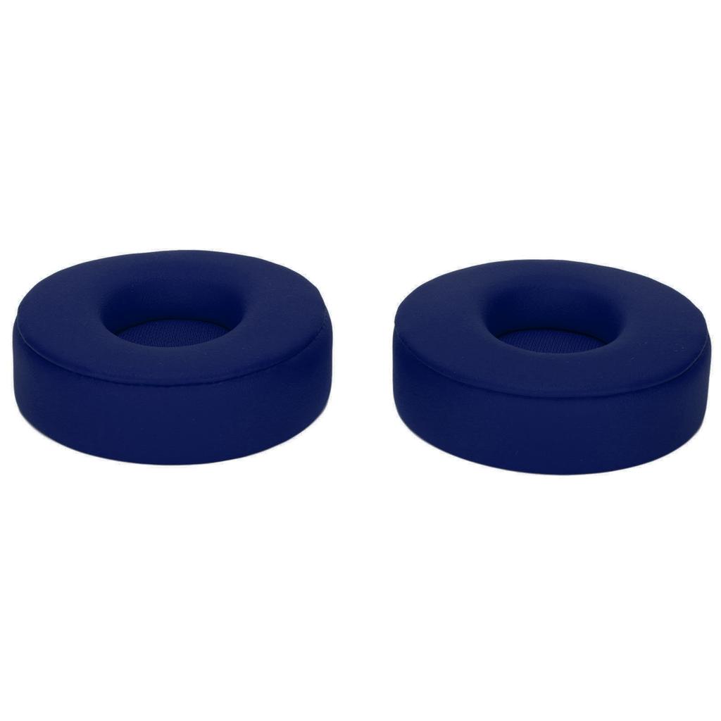 2pcs For SoloPro Ear Pads Elastic Wireless On Ear Headphones Replacement Earpad CoverDark Blue