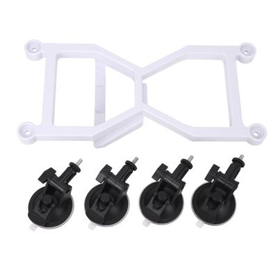 Kit de montage de toit ouvrant pour antenne mini satellite 4 ventouses Montage sur fenêtre de voiture pour camping-car bateau route