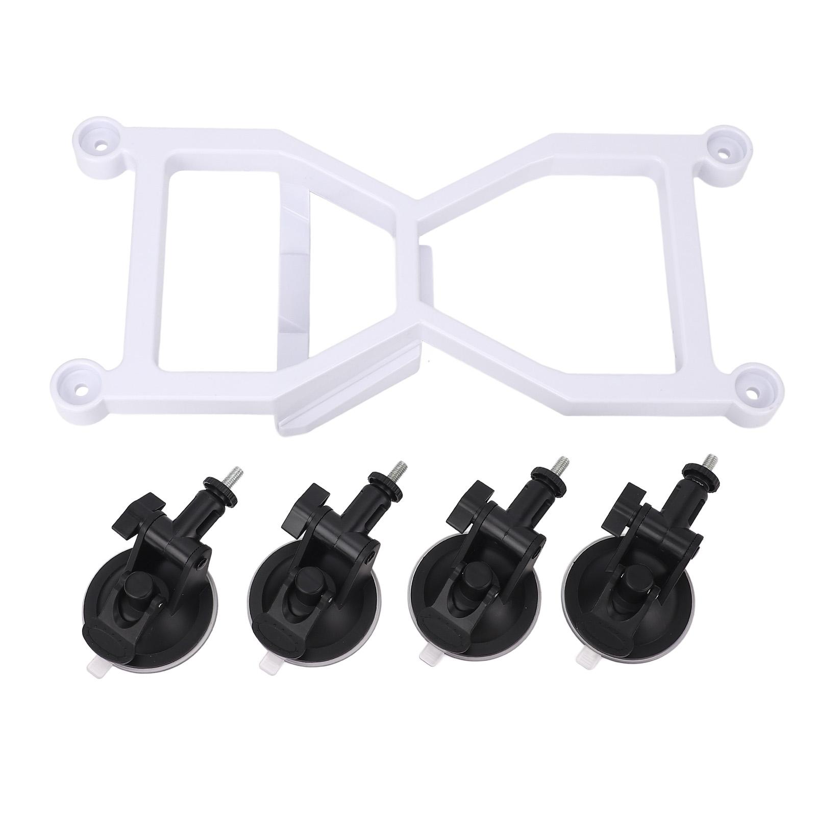 

Sunroof Mounting Kit for Mini Satellite Antenna 4 Suction Cups Car Window Mount for RV Boat Road