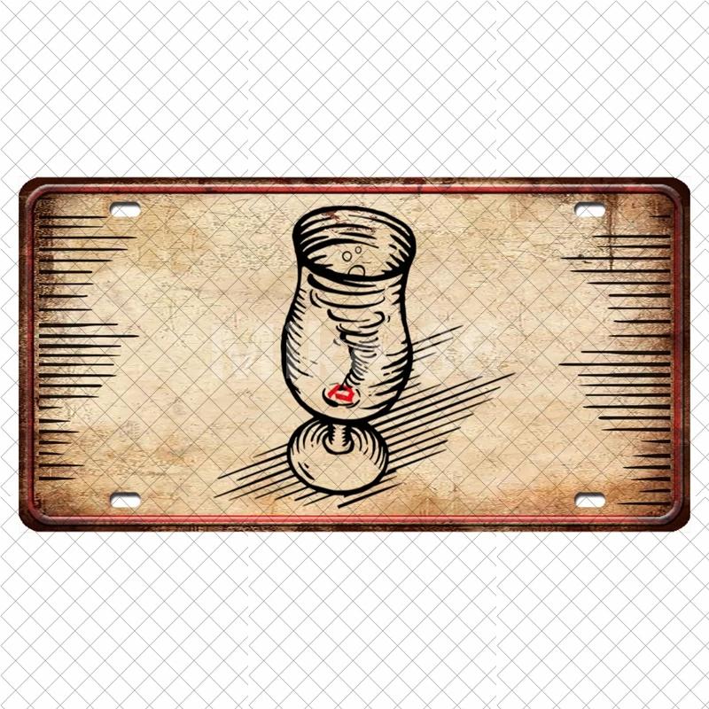 [ Mike86 ] Orval  Duvel Belgian Beer  Wine Painting Tin Poster Metal Sign Decoration DC-21 15*30 CM Home Decor