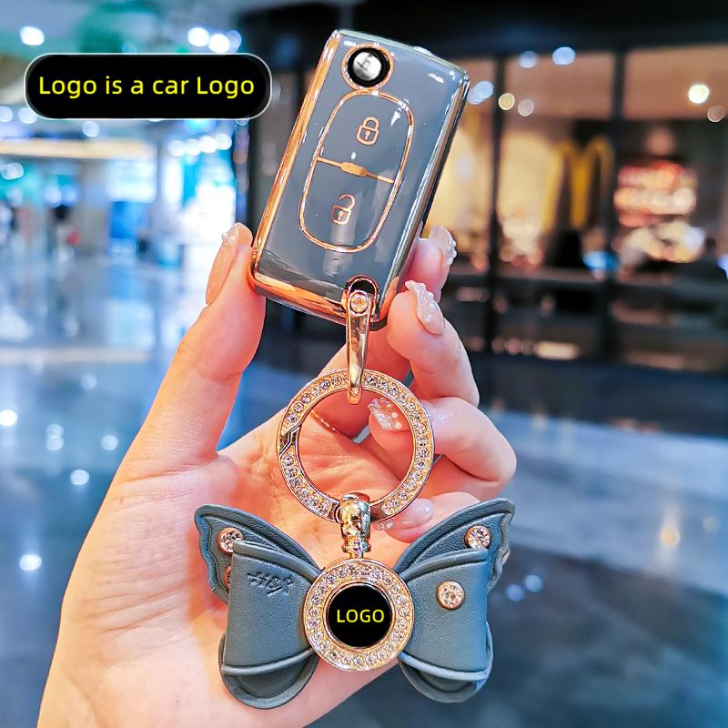 New TPU Car Remote Key Case Cover Protect Shell Bag For Citroen Xsara Picasso C2 C3 C4 C5 C6 C8 Keyless Accessories