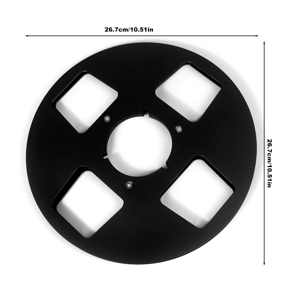 1/4 10.5 Inch 4 Holes Tape Reel Empty Tape Reel Empty Take Up Reel To Reel Small Hub for Reel To Reel Tape Recorder