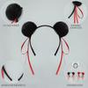 Nezha headband children's hair card funny photo props new headgear cute Nezha headband hairball ball head