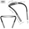 LED Neck Reading Lights Rechargeable Flexible Reading Lamps Bendable Adjustable Portable Hanging Book Light For Camping Lighting