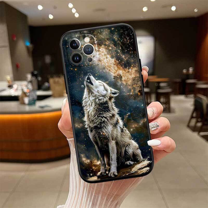 Animal Wolf Phone Case for Redmi Note 12 12S 12C 13 13C 13R 14 14S 14R 14C 11A 13X A3 A3X A4 A5 Pro Max Plus