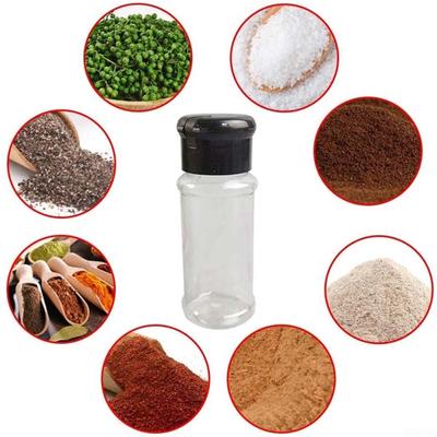 12Pcs Salt Pepper Plastic Spice Jars Flavoring Container Kitchen Bottles Storage