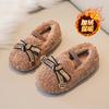 Children's Woolly Shoes Female Autumn and Winter Network Red Cute Cotton Shoes Girls' Beanie Shoes with Velvet Warm Baby Wear