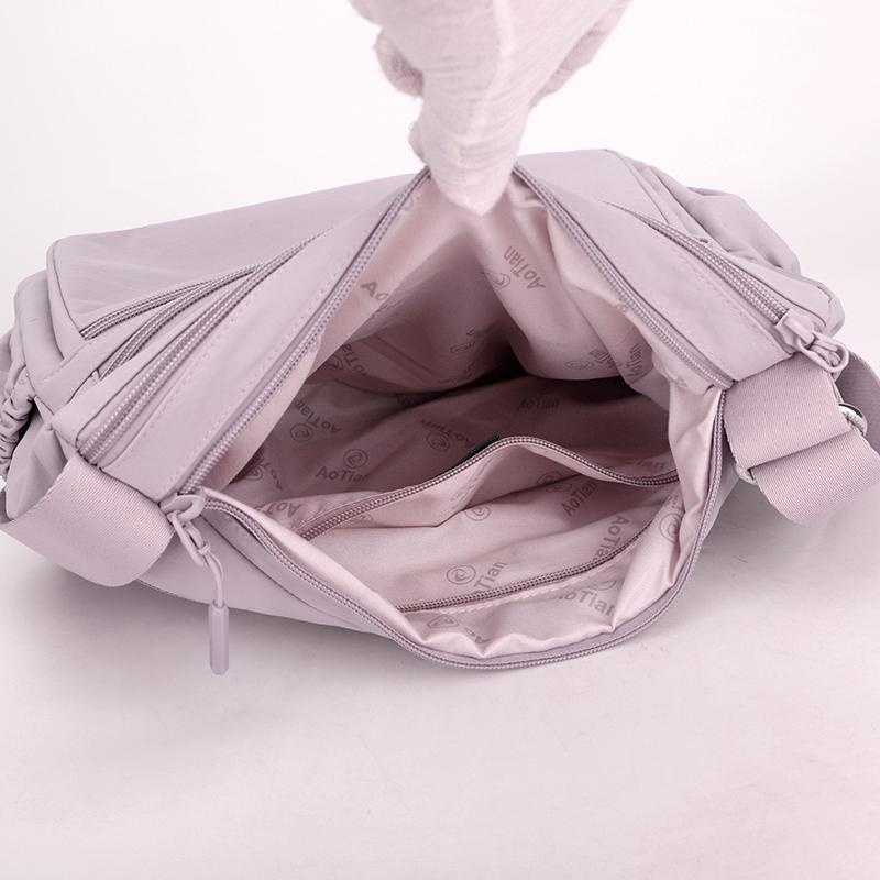 Dámská taška Vícekomorová Cestovní Venkovní Taška přes rameno Crossbody taška