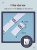 Universal Size Clothing with Labels: Size, Number, Digit, Fabric, Woven, and Roll Packaging