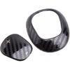Carbon Fiber Gear Shift Knob Cover Trim Compatible with Chevrolet Cruze 2016-, Malibu 2016- Accessories Interior Center Console Shifter Head Cove