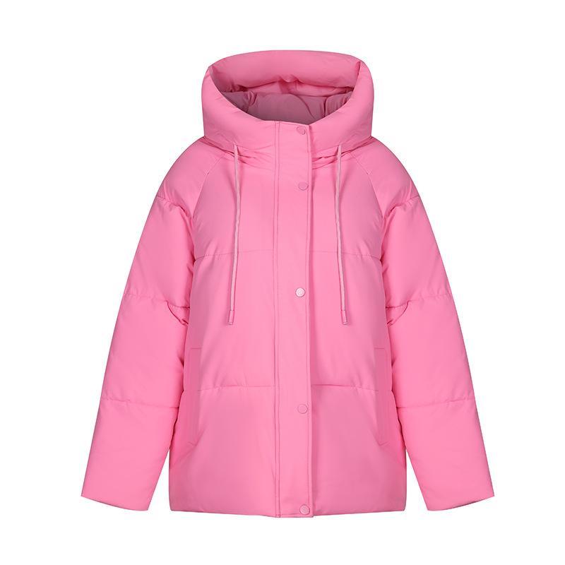 Women's Winter All-match Casual Thickened Short Hooded Warm Cotton Coat