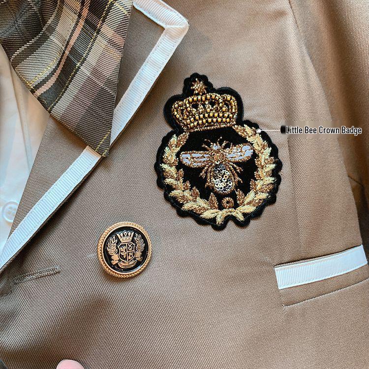 2024 Girls' Academy Style Three-Piece Fashion JK Uniform Set for Kindergarten & Big Kids