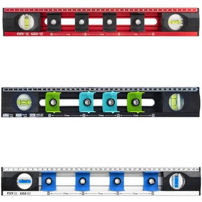 Hole Position Level Ruler Aluminum Alloy Level and Drill Guide Tool for Accurate Measurement and Positioning
