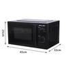25L Fully Automatic European-Style Multifunctional Mechanical Turntable Microwave Oven with Light Wave Baking - New Model