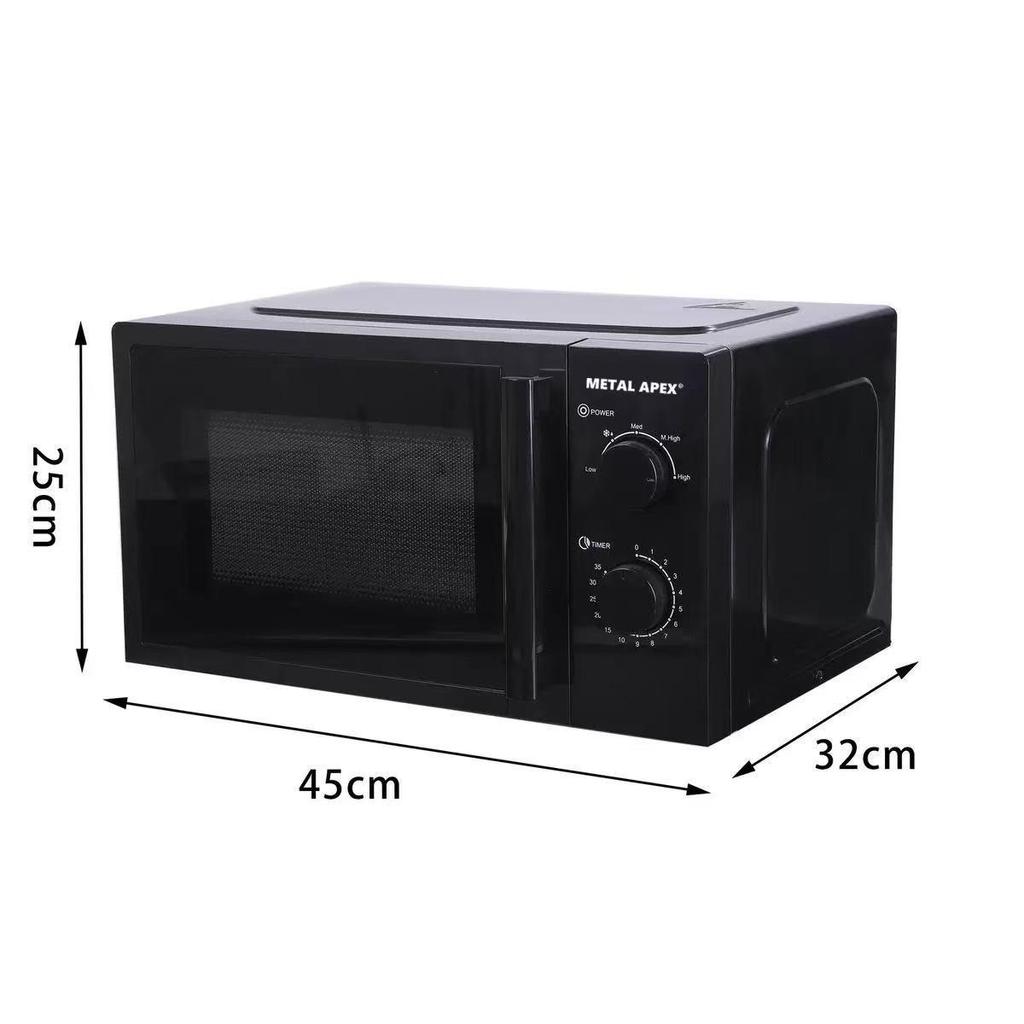 25L Fully Automatic European-Style Multifunctional Mechanical Turntable Microwave Oven with Light Wave Baking - New Model