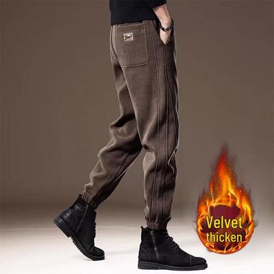 Herren Premium Fleece-gefütterte Winter-Jogginghose