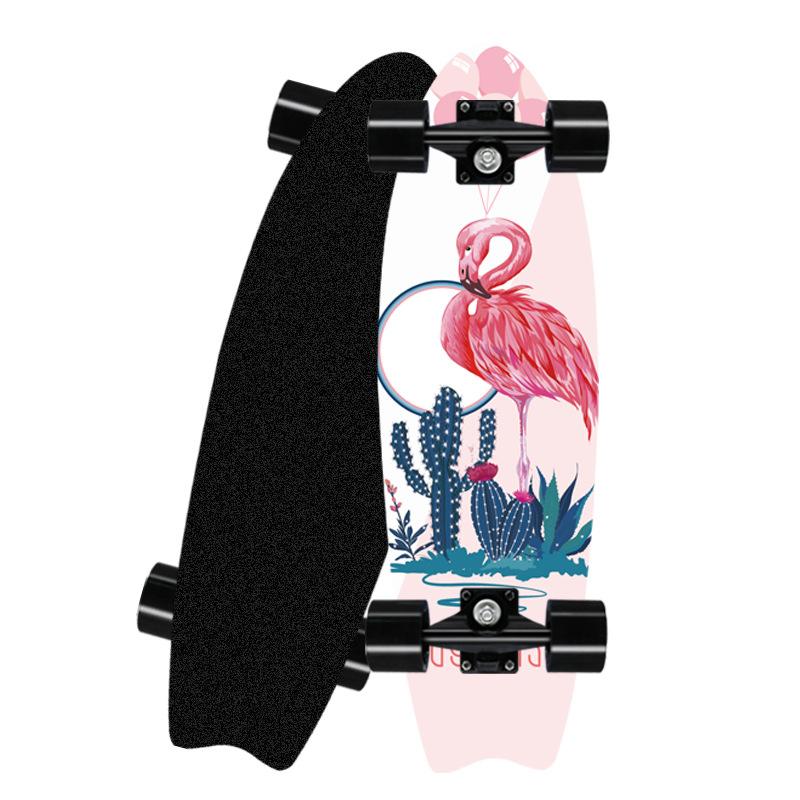 Professionelles Surfland-Skateboard aus Ahorn mit Einzelrocker, Cruiser-Skateboard, Longboard, Kindersport, Straße, Outdoor-Fitnessstudio