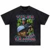 Streetwear Washed T Shirt High Quality Cotton T-shirt Oversized Vintage Hip Hop Portrait Short Sleeve8