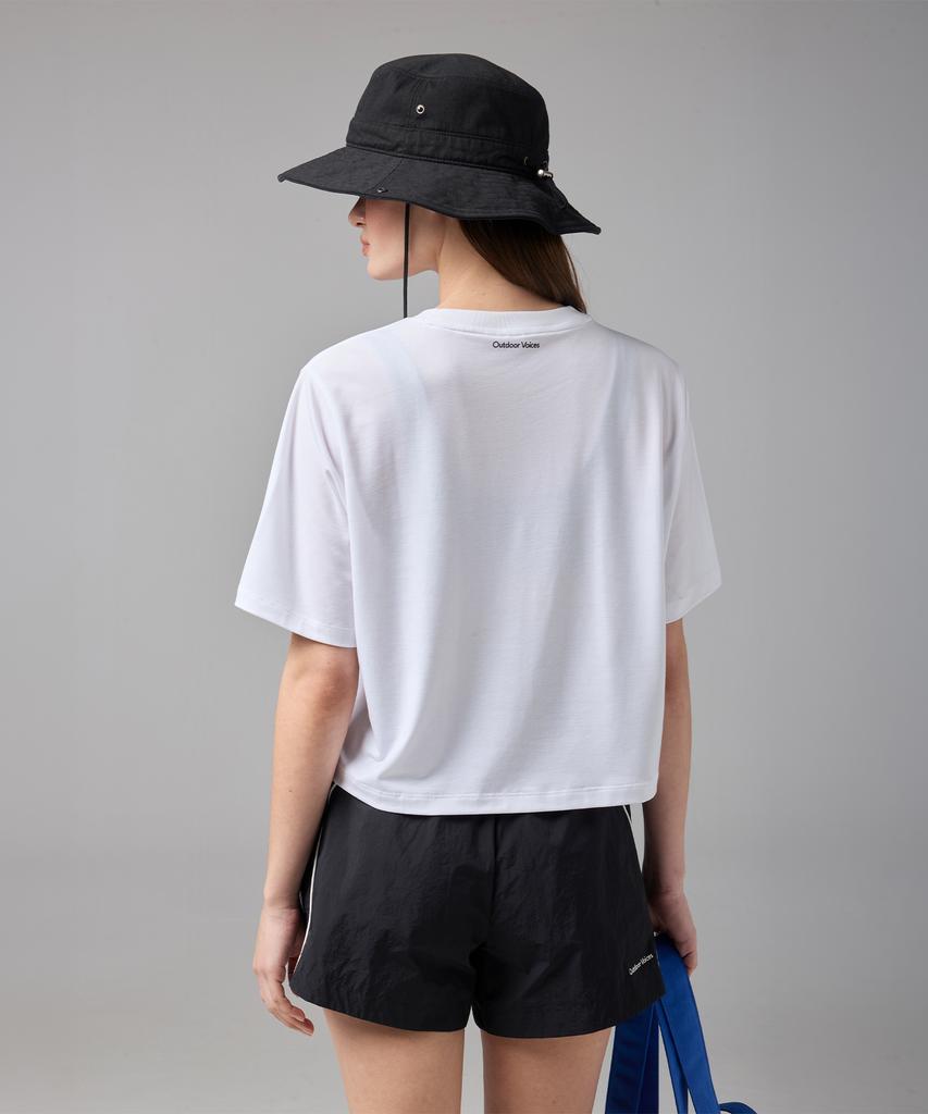 Ausdoeoboiseu (W)Drysil Cool Crop Tee (White)
