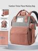 Mommy Bag: New Fashion Large-Capacity Insulated Milk Storage Backpack with Wet-Dry Separation & Portable Diaper Pad for Mother and Baby