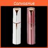Portable Electric Hair Remover Lipstick Shape Painless With Light Usb Charging