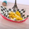 Simple Plastic Stackable Household Snack Basket Fruit Storage Baskets Bread Tray Fast Food Basket