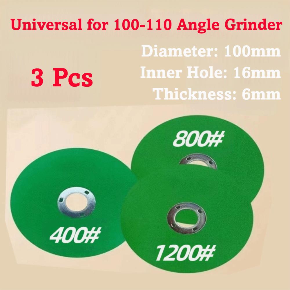 3pcs Hard Grinding Fine Grinding Wheel Ultra-Fine Polishing Disc  Angle Grinder
