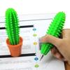 1Pc Creative Novelty Cartoon Cactus Ball Point Pen Student Teacher Writing Ball Point Pen Stationery