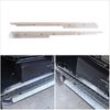 For Land Rover Defender 2004-2018 inner sill bar pressing guard plate Auto welcome pedal Auto parts Stainless steel Black 2pcs  ea3
