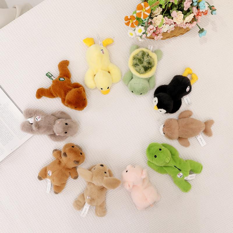 Niedlicher niedlicher Dinosaurier Husky Puppe Plüschtier kleiner Pinguin Puppe Kinder Beruhigungspuppe