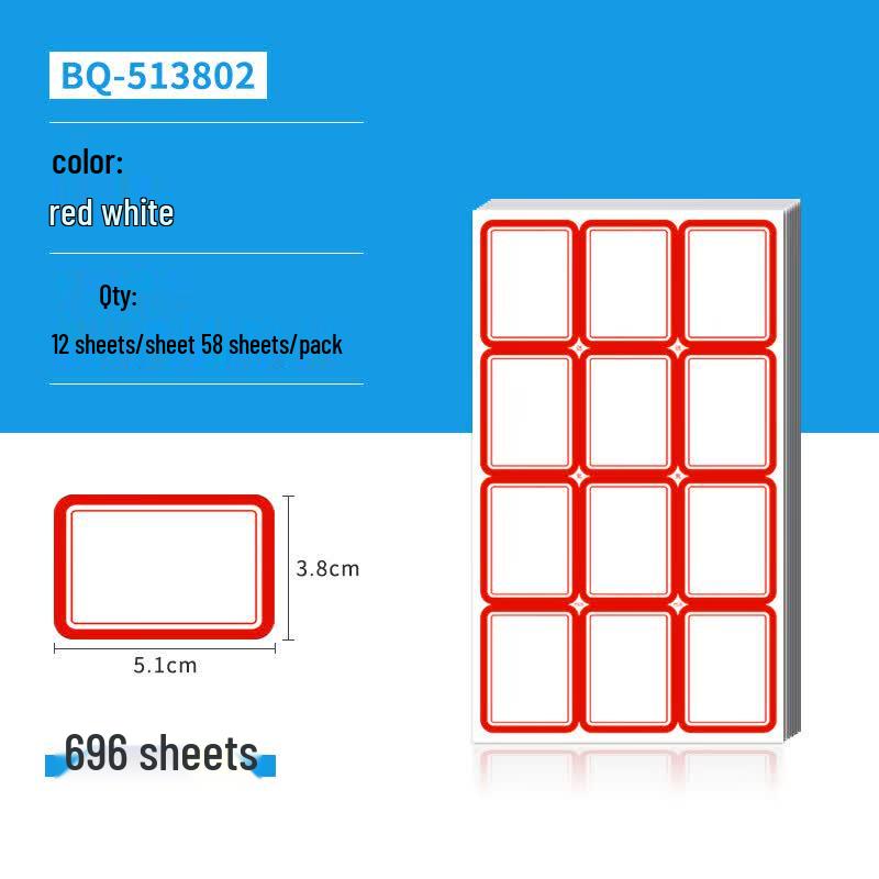 NVV Self-Adhesive Label Stickers
