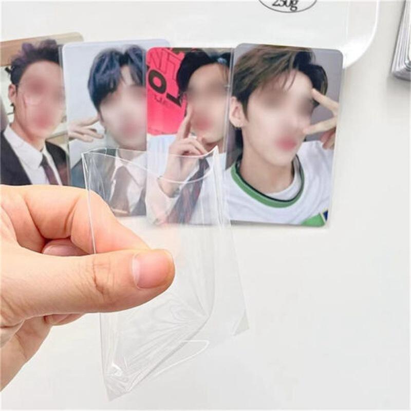 Řezací objímka Ochranná fólie CAM Karta K-pop Foto Ochranná fólie Objímka Karty Řezací pouzdro Vysoká průhlednost Produkty pro hledání hvězd