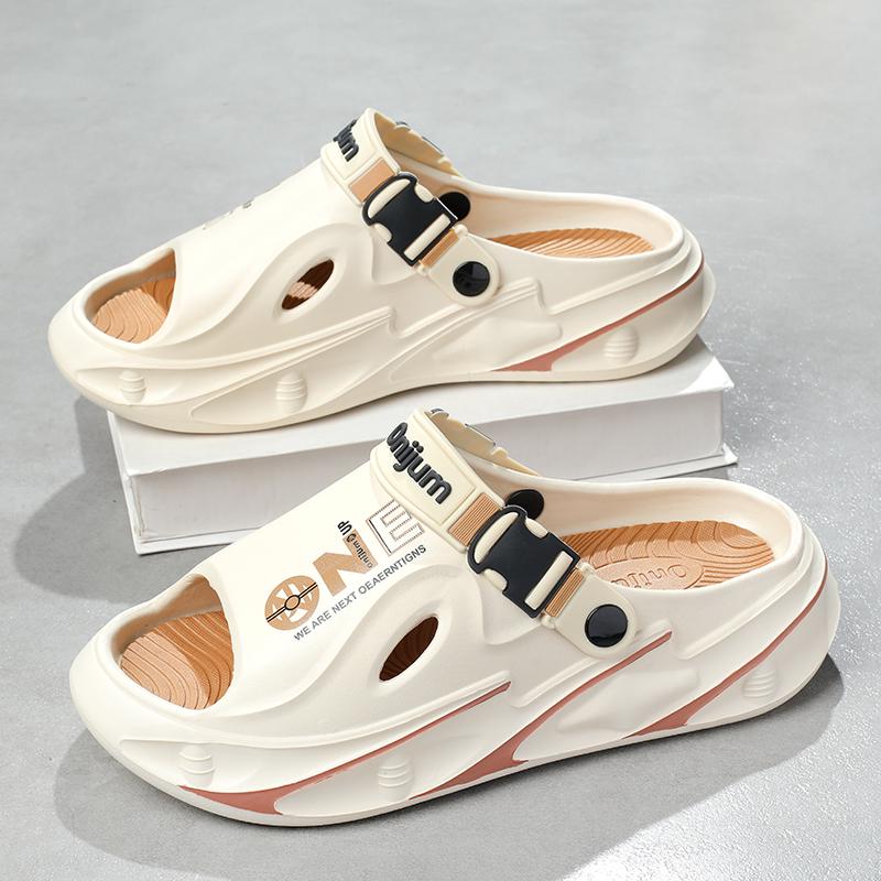 

Летние мужские сандалии для воды, пляжные сандалии для мужчин и женщин, удобные, легкие, нескользящие, для улицы, шлепанцы на мягкой подошве 36-37