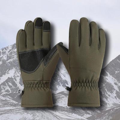 Guanti da Sci Invernali Impermeabili Antivento: Antiscivolo, Foderato in Velluto per Ciclismo e Alpinismo, Protezione dal Freddo Unisex